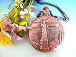 American like China supplier wholesale watches store bronze color US freedom figure pocket watch